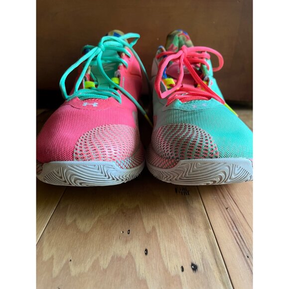 Under Armour Curry HOVR Splash 2 Sour Patch Shoes 3025637-600 Mens Size 11.5 - Picture 11 of 12